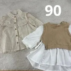 女児トップス 90 セット売り 美品