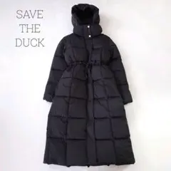 shins011yu様 セーブザダック ロング コート エコダウン フード