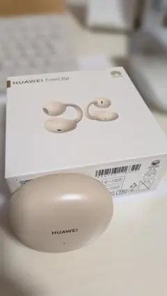 Huawei FreeClip ワイヤレスイヤホン ベージュのサムネイル