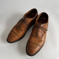 Alden オールデン　ブラウン レザー ウィングチップシューズ　UK9.5