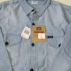 Lee シャツ XL ライトブルー　（セカンドクラス）