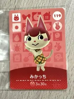 あつまれどうぶつの森　amiibo みかっち