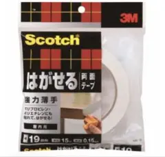 【スリーエム 3M】スリーエム 3M SRE-19 スコッチ はがせる両面テープのサムネイル
