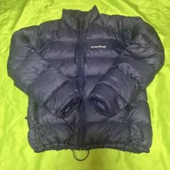 【美品】モンベル montbell ライトアルパインダウン　ex800 ネイビー