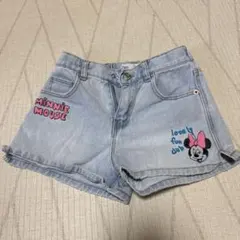 ZARA ミニーマウス デニムショートパンツ