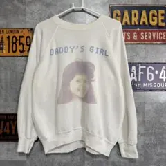 90s USA製 Basset Walker スウェット M オフホワイト　古着