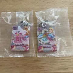 미개봉 2点セット アイカツ！ だれでもアイドル活動アクリルチャーム 星宮いちご