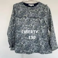 LIBERTYブラウス 130㎝　ヘアアクセサリー付