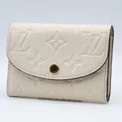 【極美品】ICタグ ルイヴィトン ポルトモネロザリ アンプラント 折り財布