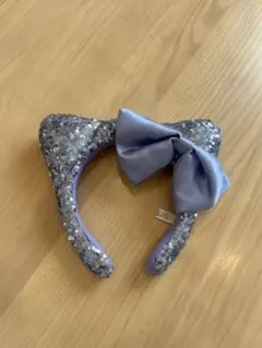 猫耳カチューシャ スパンコール 紫