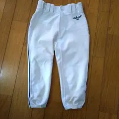 ホワイト 練習用ユニフォームパンツ　ミズノ　ライン入り　130センチ