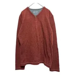 お得✨グローバルワーク　2枚セット　レイヤード　カットソー　ボルドー　グレー　M