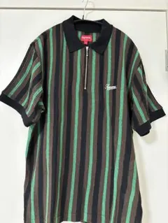 Supreme Open Knit Stripe Zip Poloのサムネイル