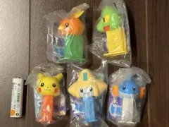 【未使用】OLD miniPEZ ポケモン5体セット ガチャ コンプリート