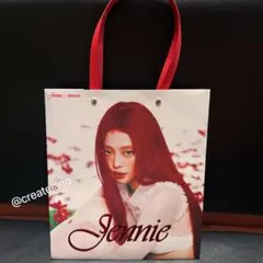JENNIE X MINISO コラボ ショッパー紙袋 白