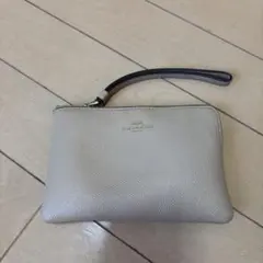 COACH ポーチ リストレット ベージュ