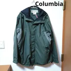 Columbia メンズ マウンテンパーカー Lサイズ ダークグリーン 緑