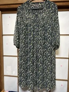 Rope picnic 花柄 七分袖ブラウス 38サイズのサムネイル