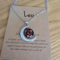 星座ネックレス 月と星のデザイン