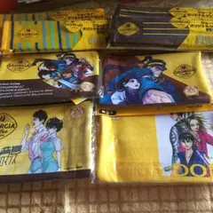 ジョージア クッションポーチ4種セットクリアバッグ2種4個◀新品未使用 ▶非売品