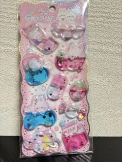 【ストーン付き】キラリン　ウォーターシール　うさぎ2