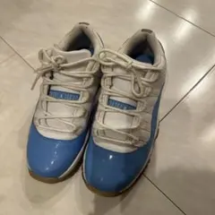 エアジョーダン ローカット スニーカー ブルー/ホワイト