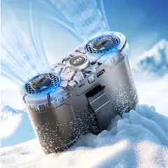 超強力ベルトファン 腰掛け扇風機 18000mAh 最大85時間 100段階