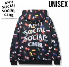 anti social social club 国旗パーカー