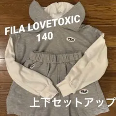 FILA LOVETOXIC フィラ パーカー ハーフパンツ 上下セットアップ