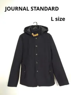 JOURNAL STANDARD ウールコート スタンドカラーコート L 黒