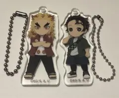 鬼滅の刃　ローソン　アクリルキーホルダー　私服　煉獄　炭治郎