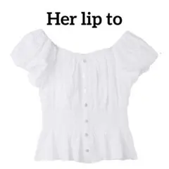 Herlipto FOR HER Lily Puff Sleeve Topのサムネイル