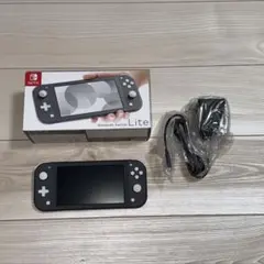 Nintendo Switch Lite グレー 本体と充電器付き