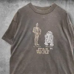 CDASムービーTシャツUSA製90sスターウォーズC3PO R2D2 SF映画