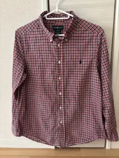 Ralph Lauren チェック柄ボタンダウンシャツ L