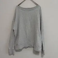 UNIQLO グレー 薄手スウェット カットソー