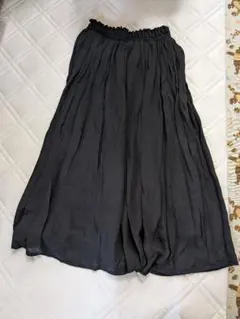 黒のフレアスカート ゴムウエスト