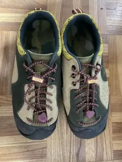 Keen トレッキングシューズ グリーン・ベージュ 24.5 レア
