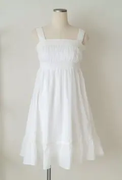 BURBERRY　BLUELABEL　バーバリーキャミソールフレアワンピース３６