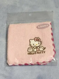 北海道限定 ハローキティ シマエナガ タオルハンカチ