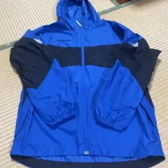 Columbia フード付き青ジャケット　ジュニア