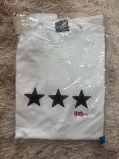 Wilson スター刺繍 Tシャツ ホワイト L