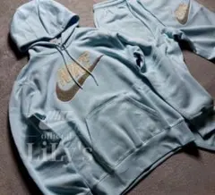 レア✨NIKE スウェットパンツ水色ライトブルーのサムネイル
