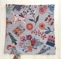 新品 ナタリーレテ クッションカバー バード 45×45cm 鳥 とり ゴブラン