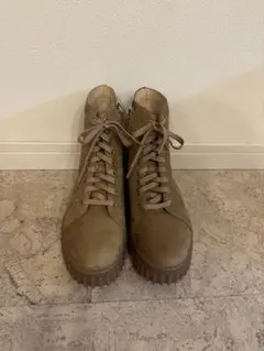 Clarks ブラウン スエード ハイカットブーツ 7