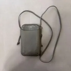 レザー ジップスリム ウォレットショルダー