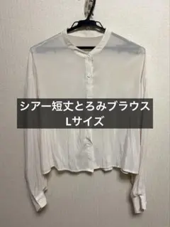 classicalelf シアー短丈とろみブラウスのサムネイル