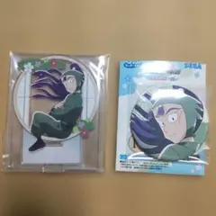 セガラッキーくじ 忍たま乱太郎 立花仙蔵 アクリルスタンド 缶バッジ
