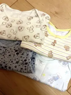 UNIQLO ベビー肌着 ロンパース 4枚セット 80cm ディズニー