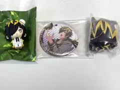 ヒプマイ 四十物 十四 ラバーマスコット 缶バッジ まめころりん